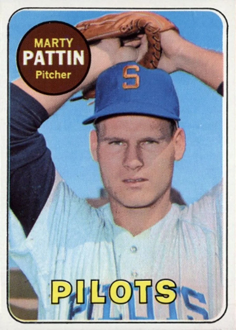 1969 Topps #563 Marty Pattin, Seattle Pilots
