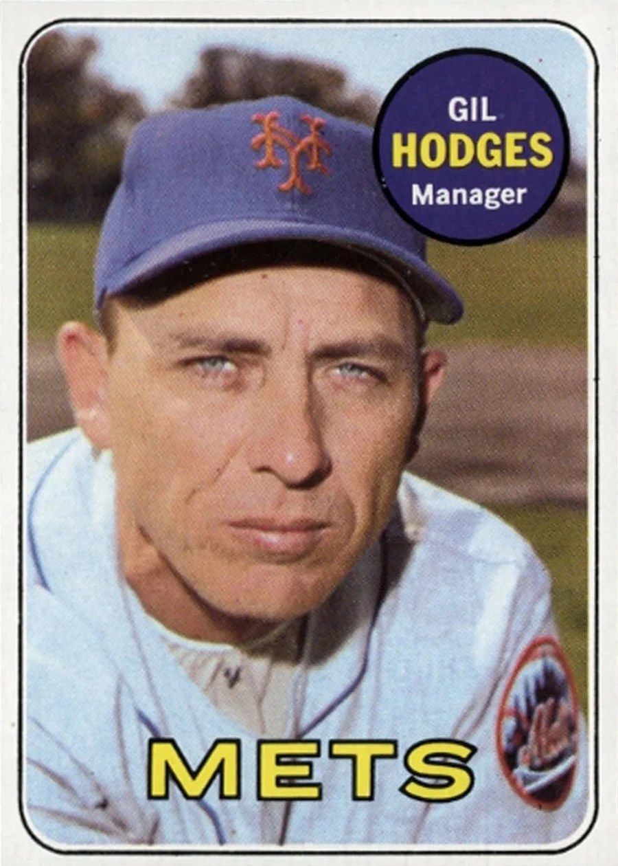 1969 Topps #564 Gil Hodges, New York Mets