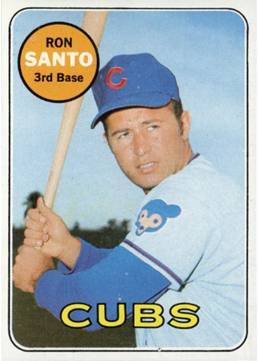 1969 Topps #570 Ron Santo, Chicago Cubs