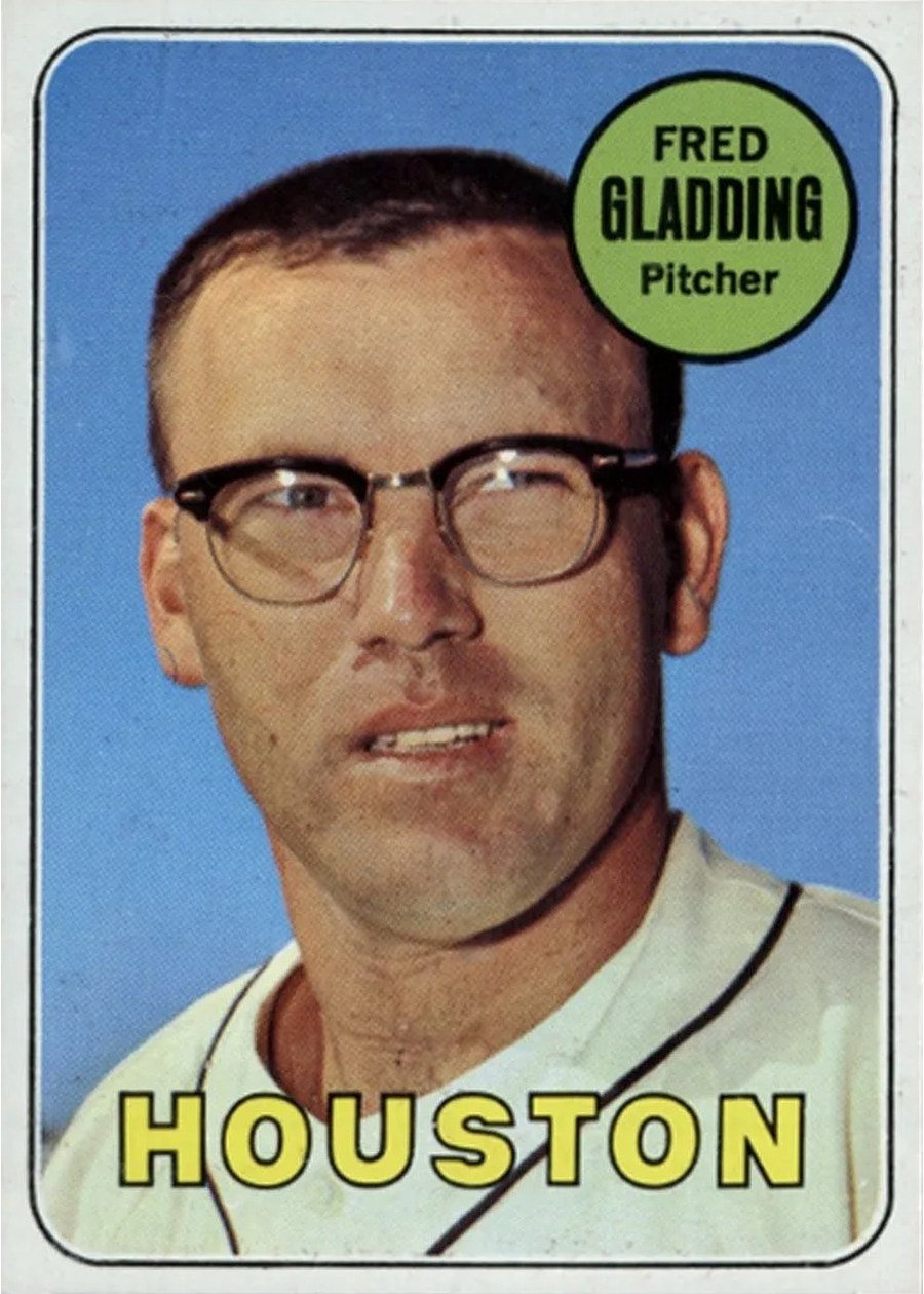 1969 Topps #58 Fred Gladding, Houston Astros