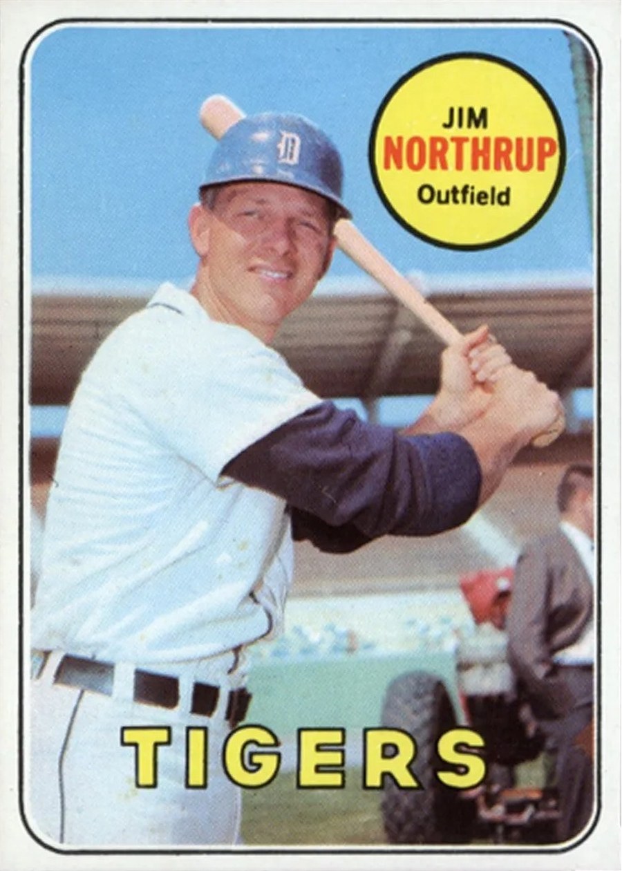 1969 Topps #580 Jim Northrup, Detroit Tigers