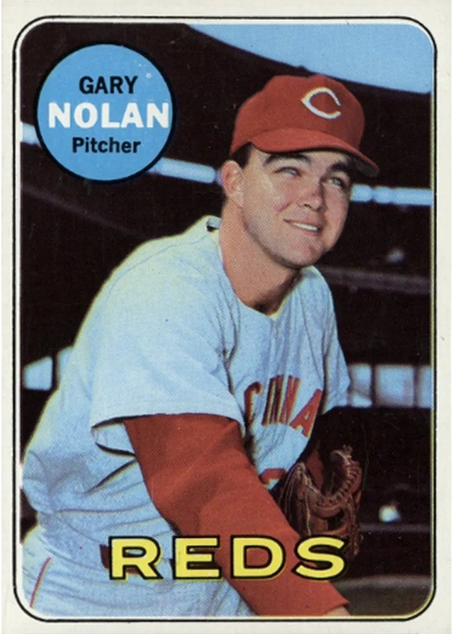 1969 Topps #581 Gary Nolan, Cincinnati Reds