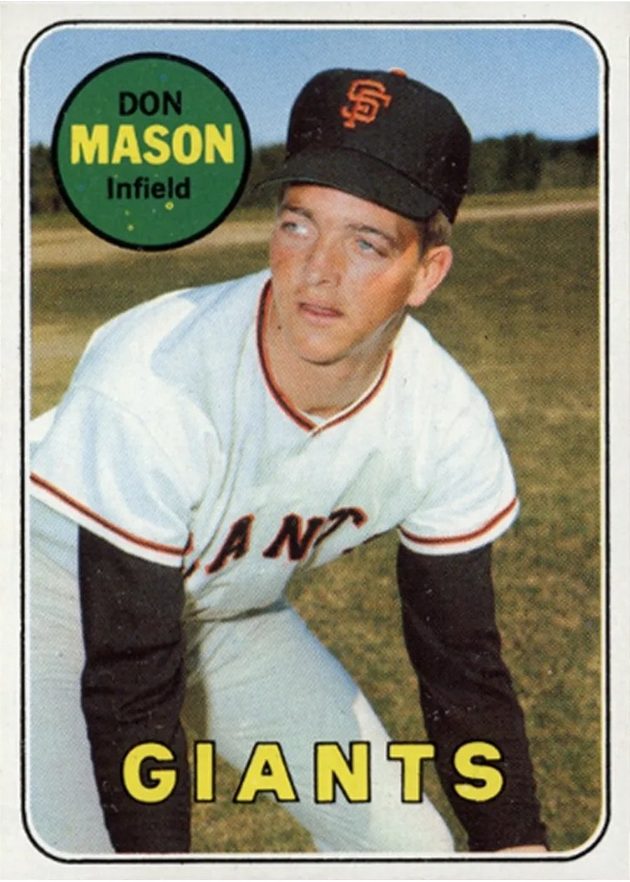 1969 Topps #584 Don Mason, San Francisco Giants