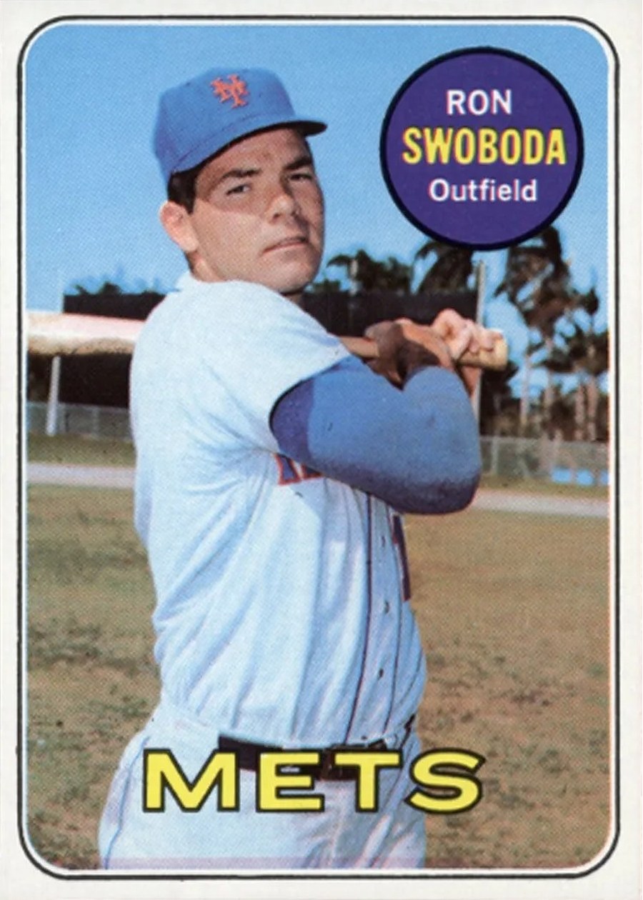 1969 Topps #585 Ron Swoboda, New York Mets