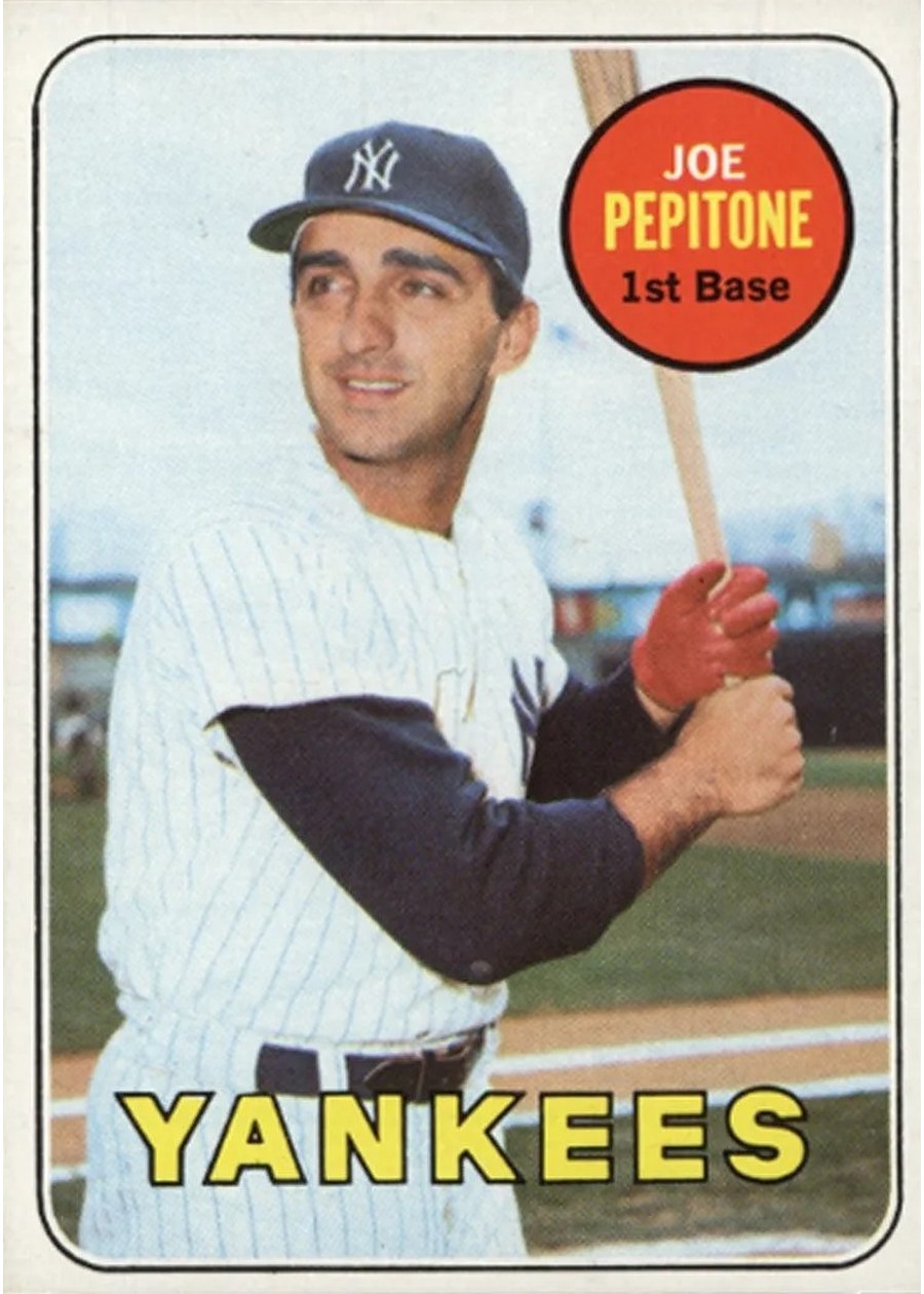 1969 Topps #589 Joe Pepitone, New York Yankees