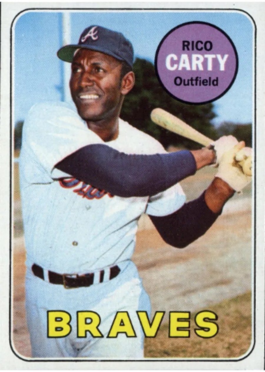 1969 Topps #590 Rico Carty, Atlanta Braves