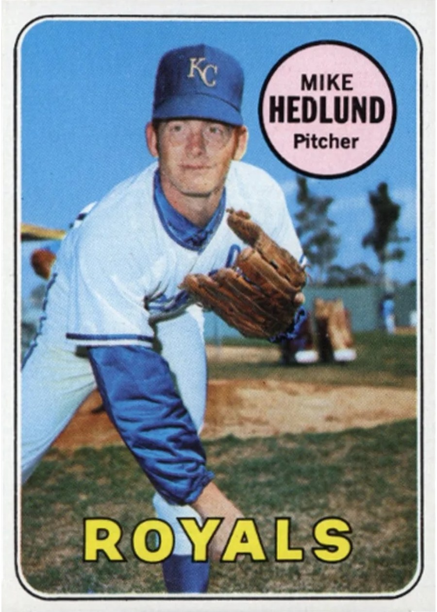 1969 Topps #591 Mike Hedlund, Kansas City Royals