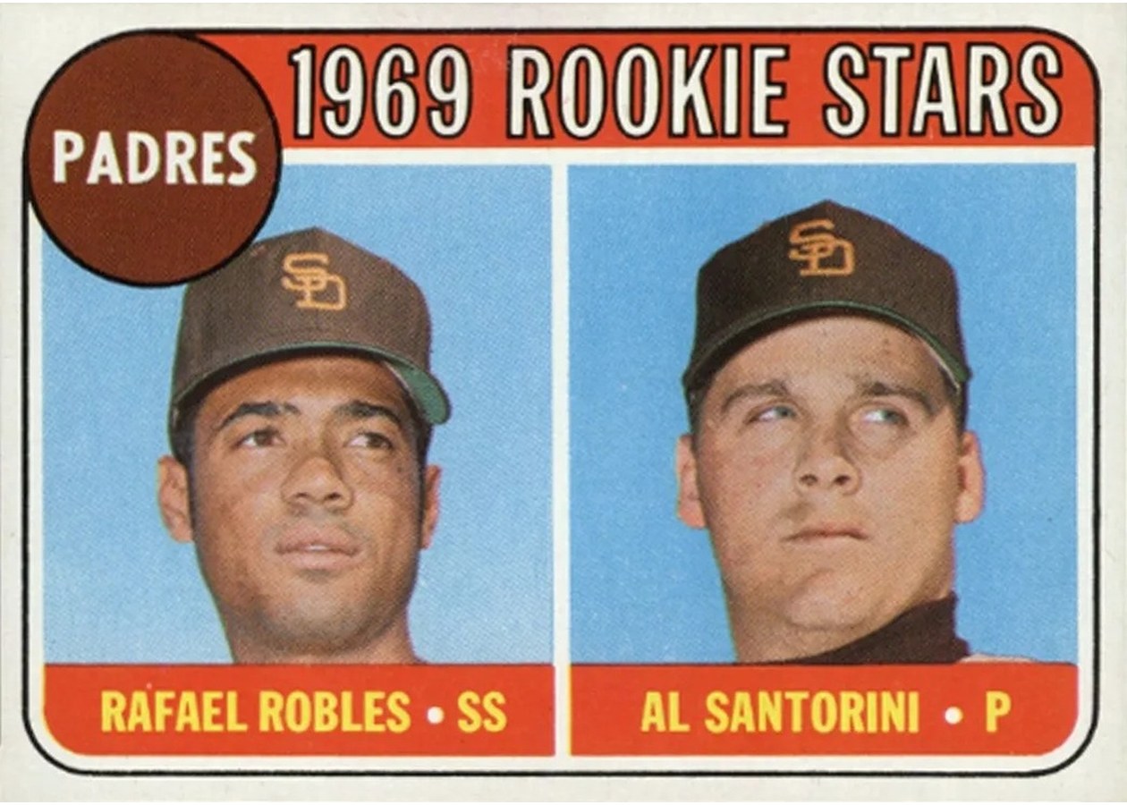 1969 Topps #592 Padres 1969 Rookie Stars, San Diego Padres