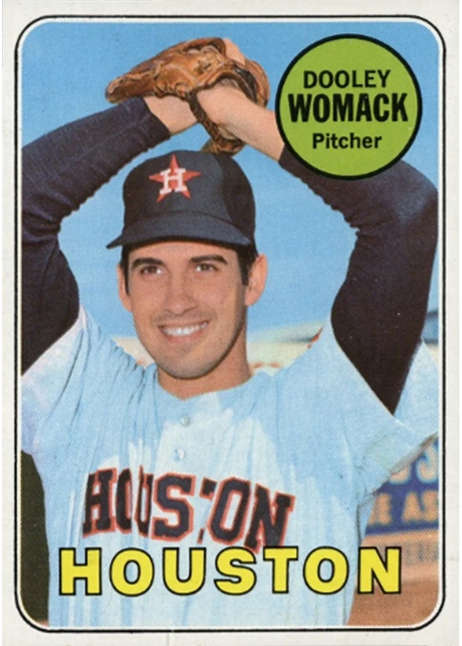 1969 Topps #594 Dooley Womack, Houston Astros
