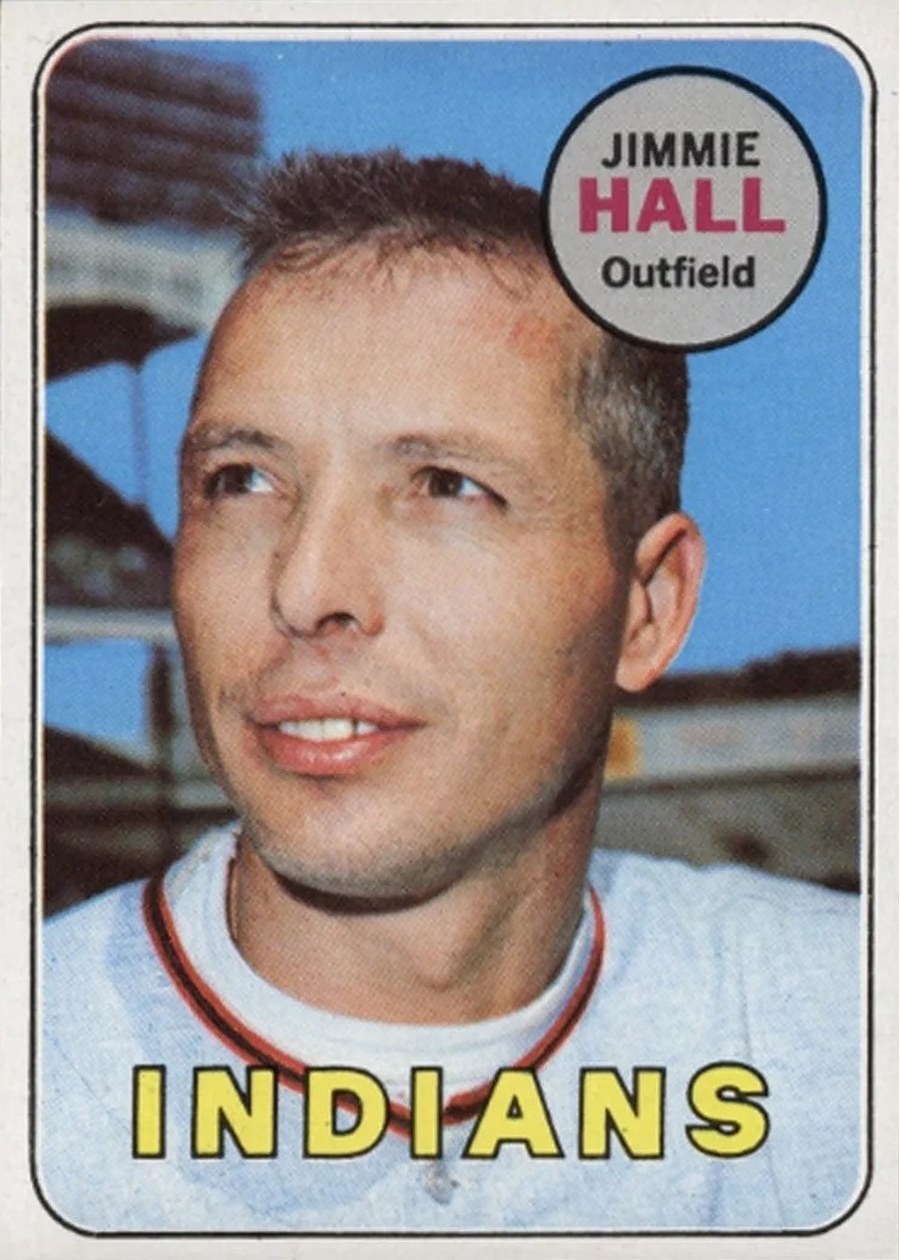 1969 Topps #61 Jimmie Hall, Cleveland Indians
