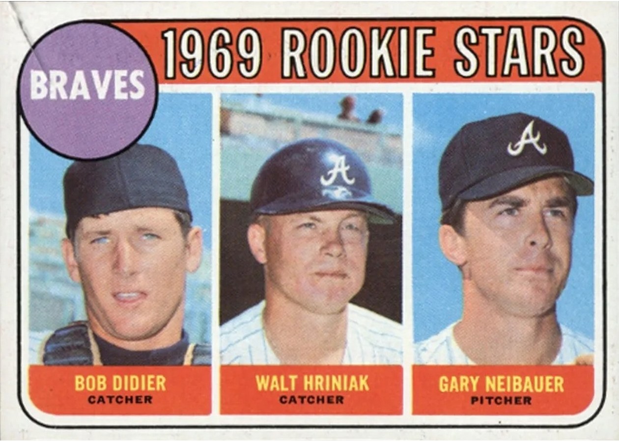 1969 Topps #611 Braves 1969 Rookie Stars, Atlanta Braves