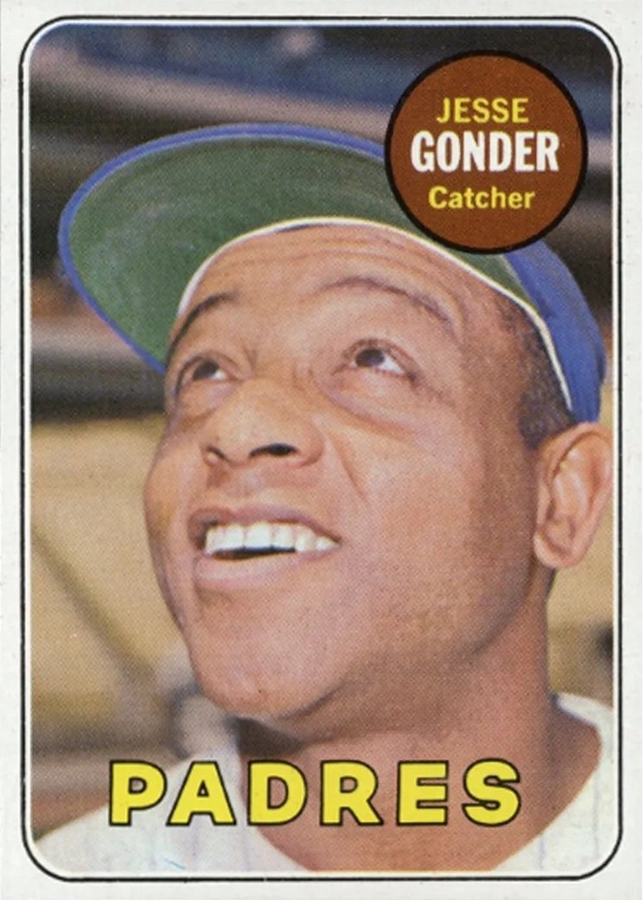 1969 Topps #617 Jesse Gonder, San Diego Padres