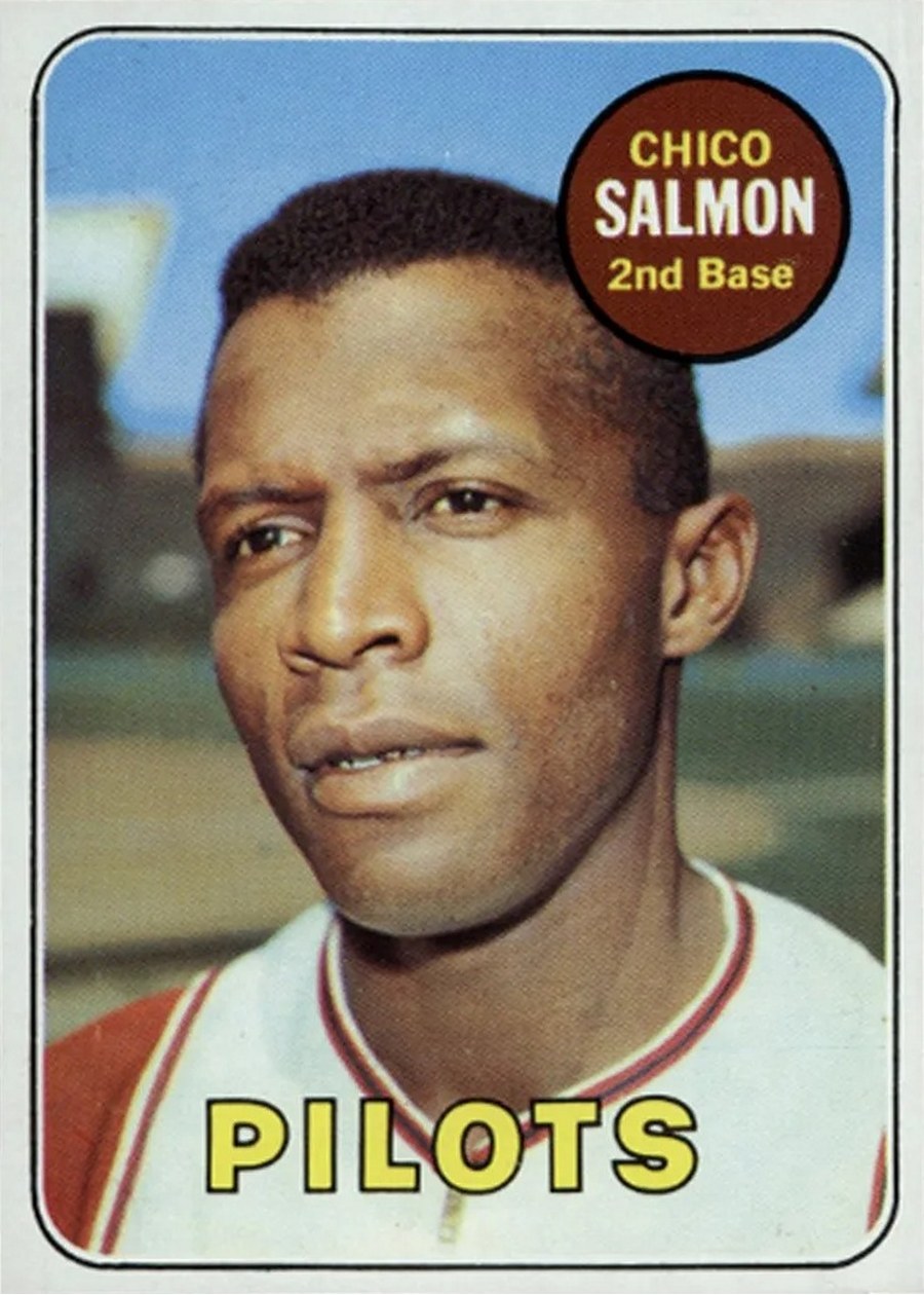 1969 Topps #62 Chico Salmon, Seattle Pilots