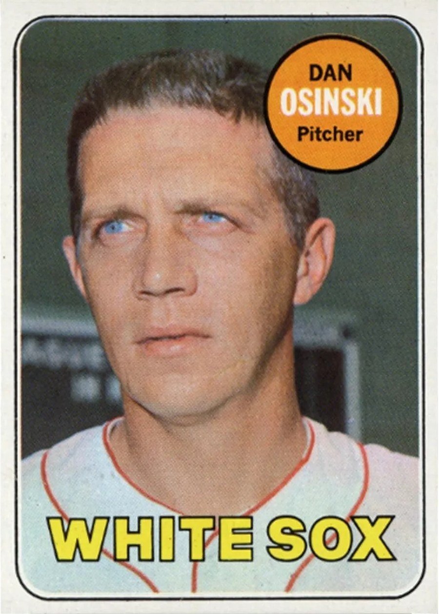 1969 Topps #622 Dan Osinski, Chicago White Sox