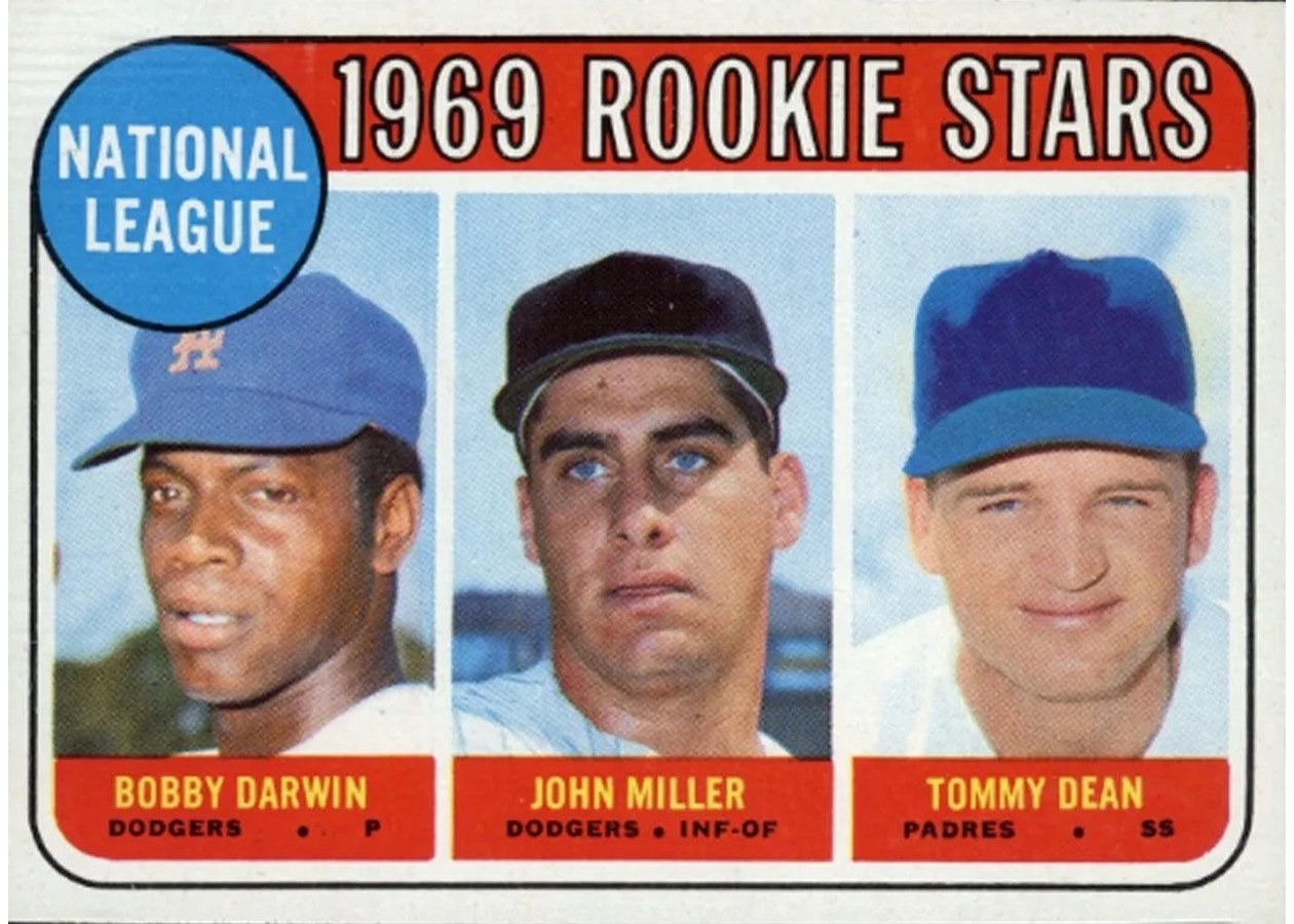1969 Topps #641 National League 1969 Rookie Stars, Los Angeles Dodgers / San Diego Padres