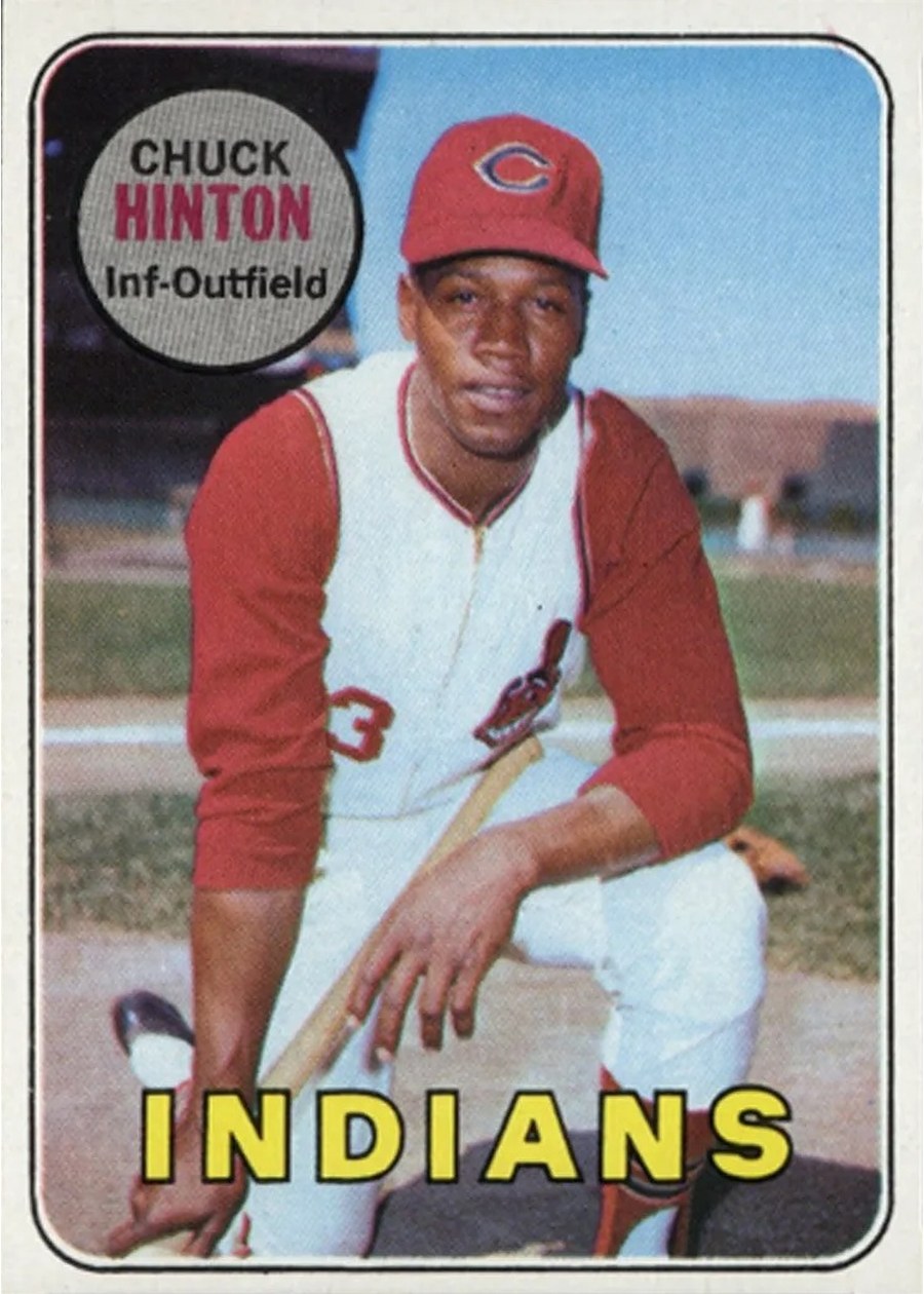 1969 Topps #644 Chuck Hinton, Cleveland Indians