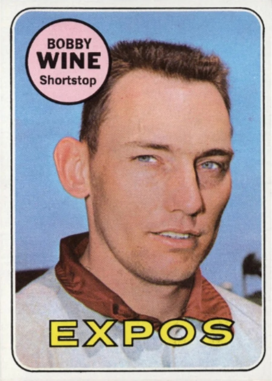 1969 Topps #648 Bobby Wine, Montreal Expos