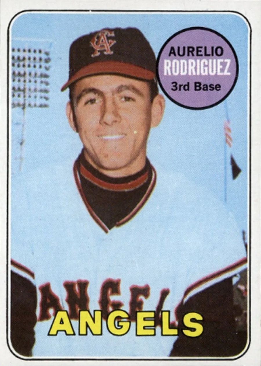 1969 Topps #653 Aurelio Rodriguez, California Angels