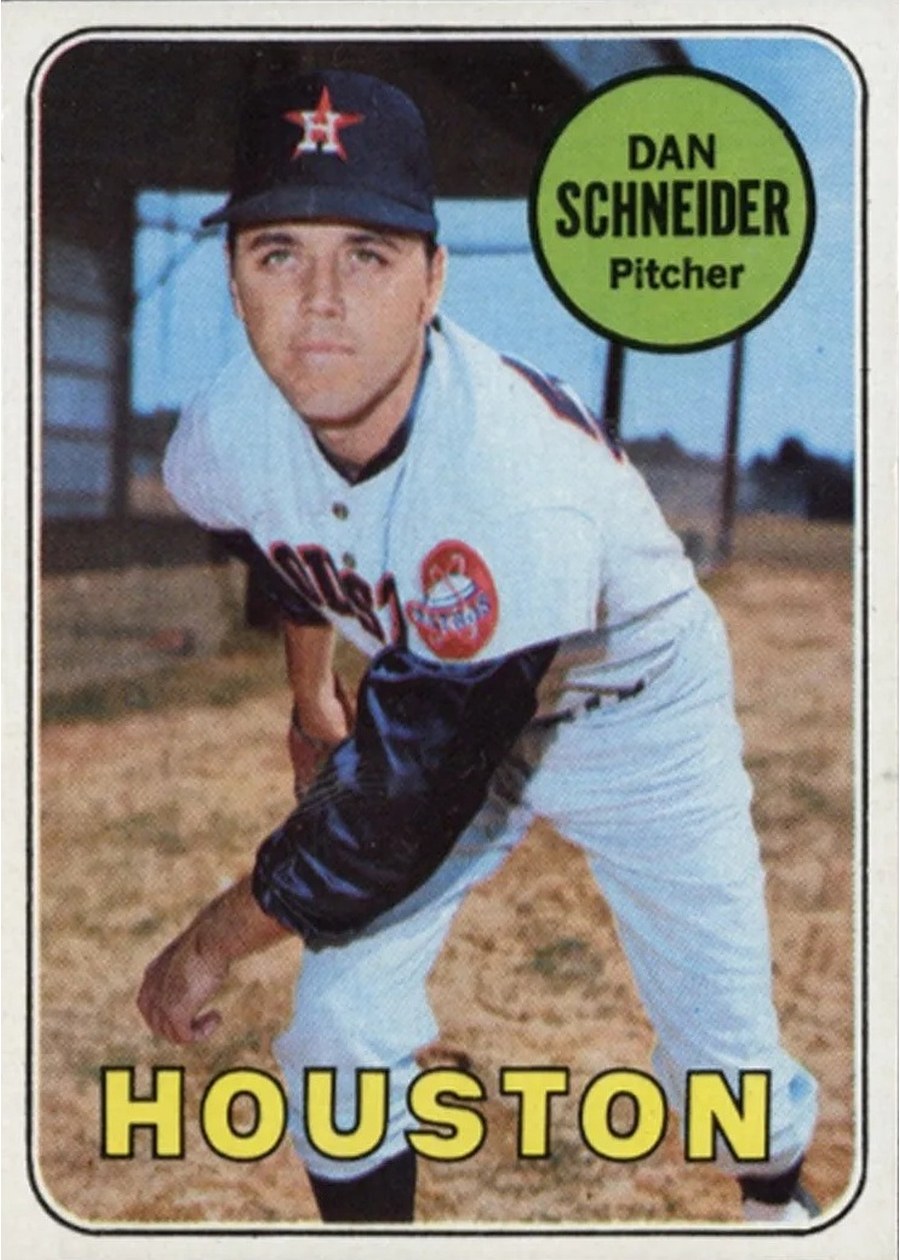 1969 Topps #656 Dan Schneider, Houston Astros