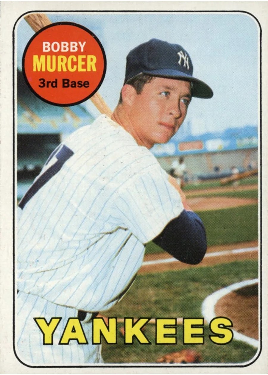 1969 Topps #657 Bobby Murcer, New York Yankees