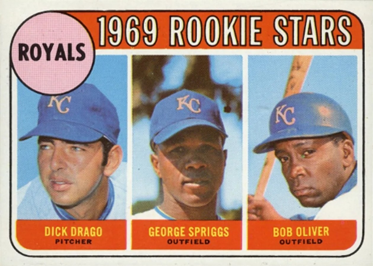 1969 Topps #662 Royals 1969 Rookie Stars, Kansas City Royals