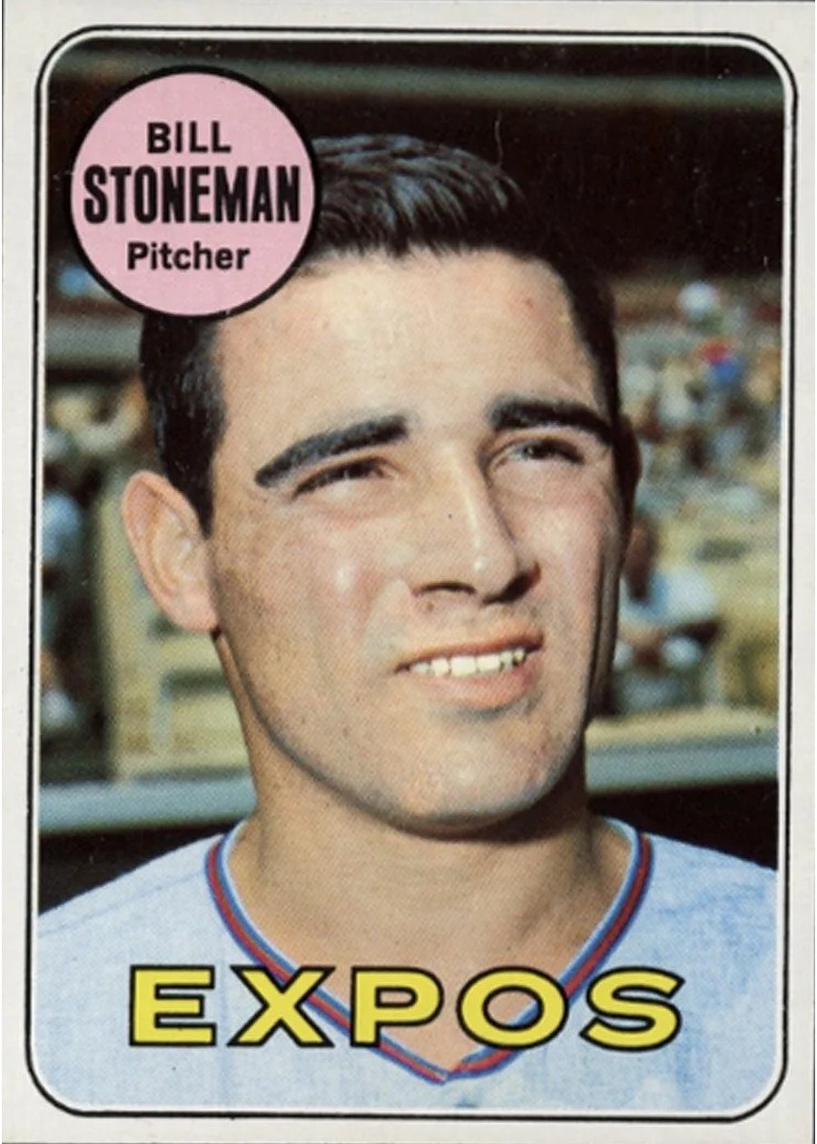 1969 Topps #67 Bill Stoneman, Montreal Expos
