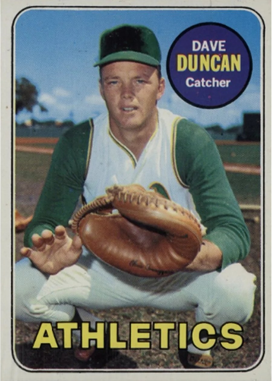 1969 Topps #68 Dave Duncan, Oakland Athletics