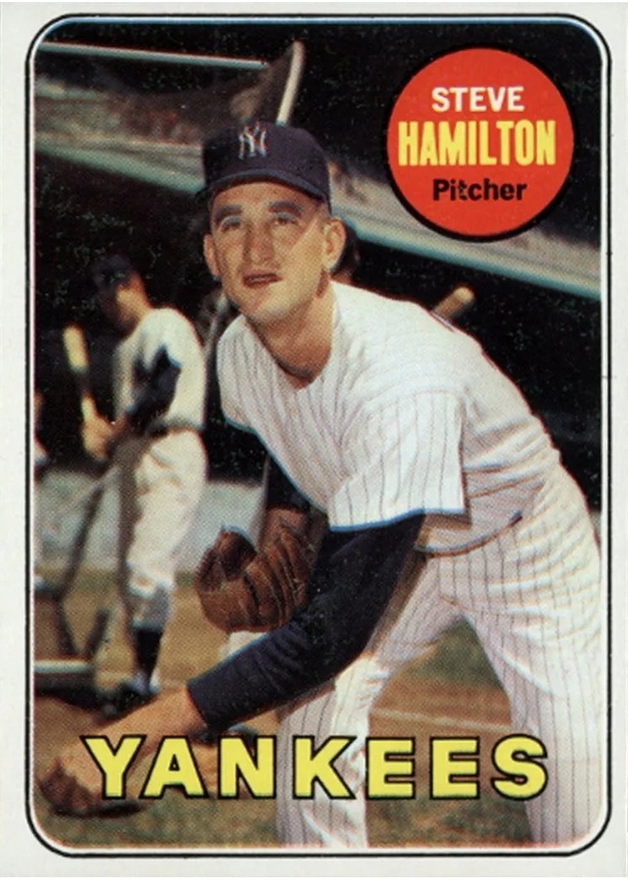 1969 Topps #69 Steve Hamilton, New York Yankees