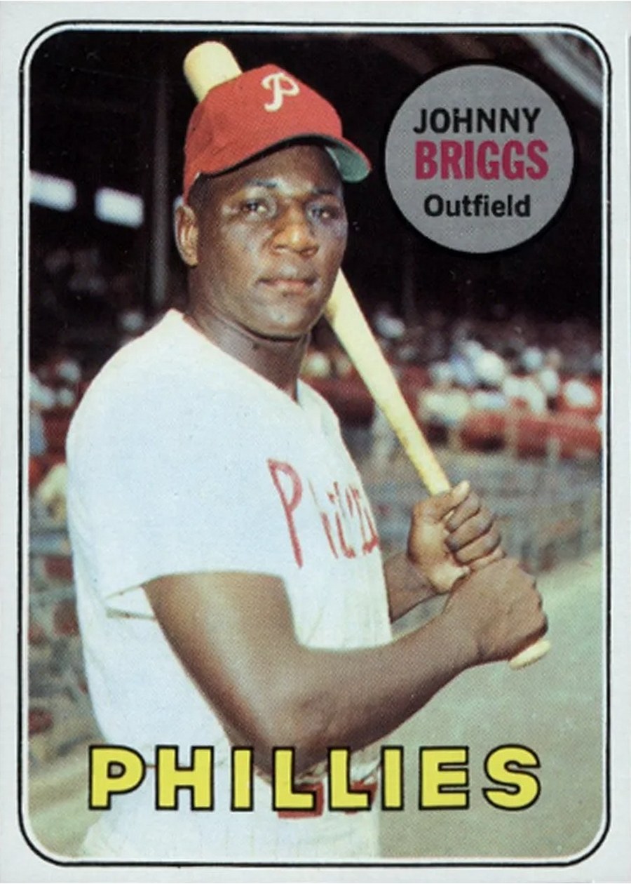 1969 Topps #73 Johnny Briggs, Philadelphia Phillies