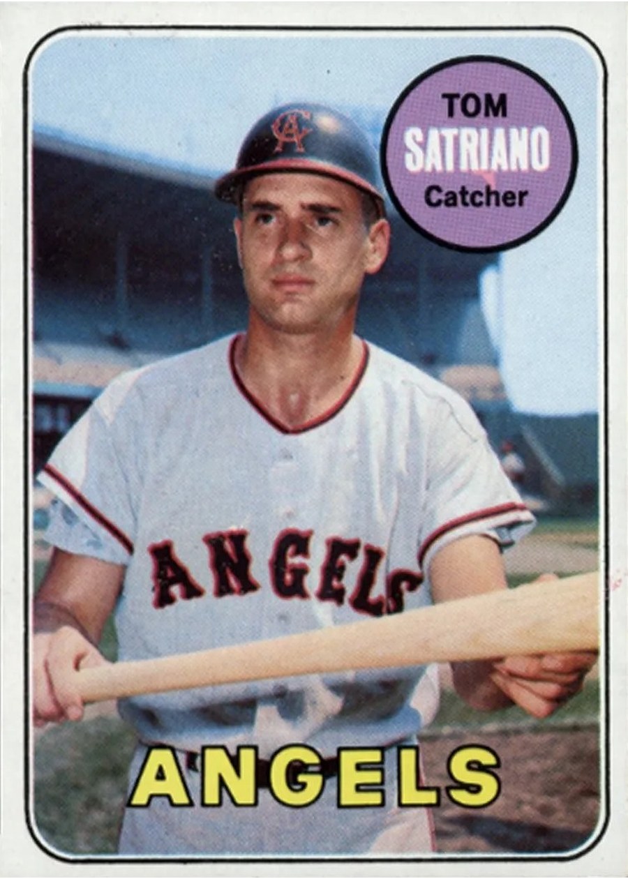 1969 Topps #78 Tom Satriano, California Angels