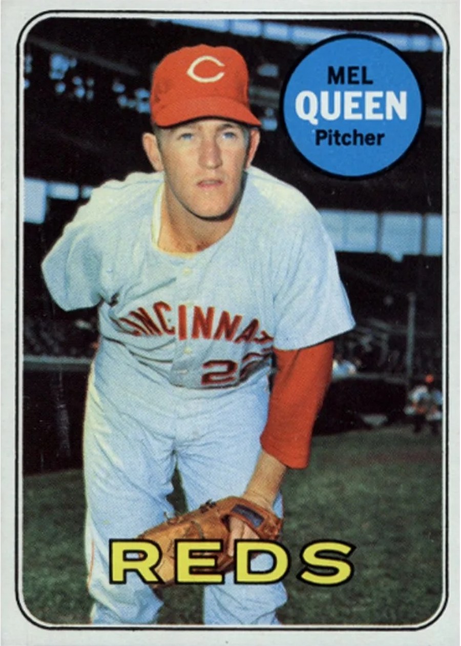 1969 Topps #81 Mel Queen, Cincinnati Reds