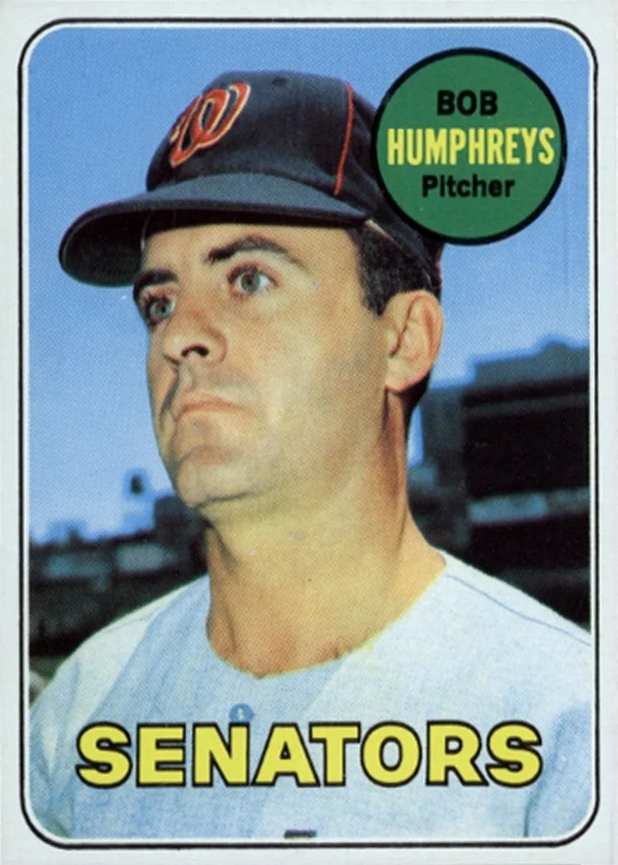 1969 Topps #84 Bob Humphreys, Washington Senators