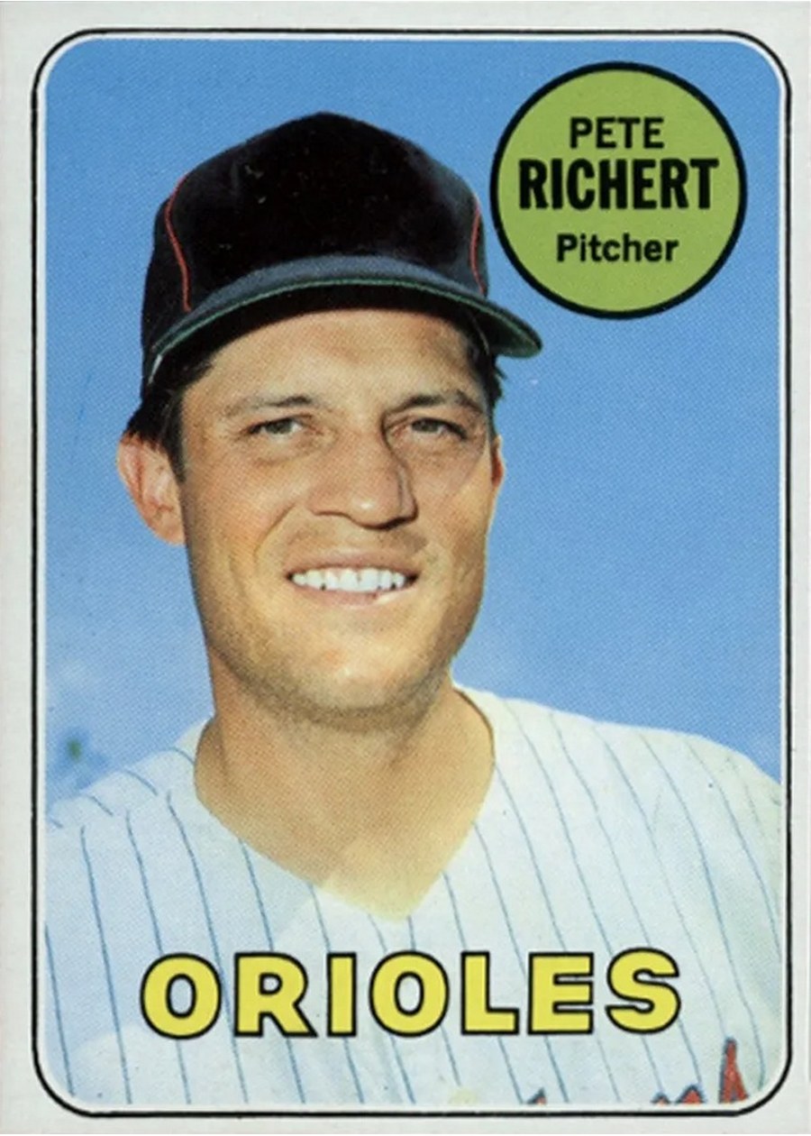 1969 Topps #86 Pete Richert, Baltimore Orioles