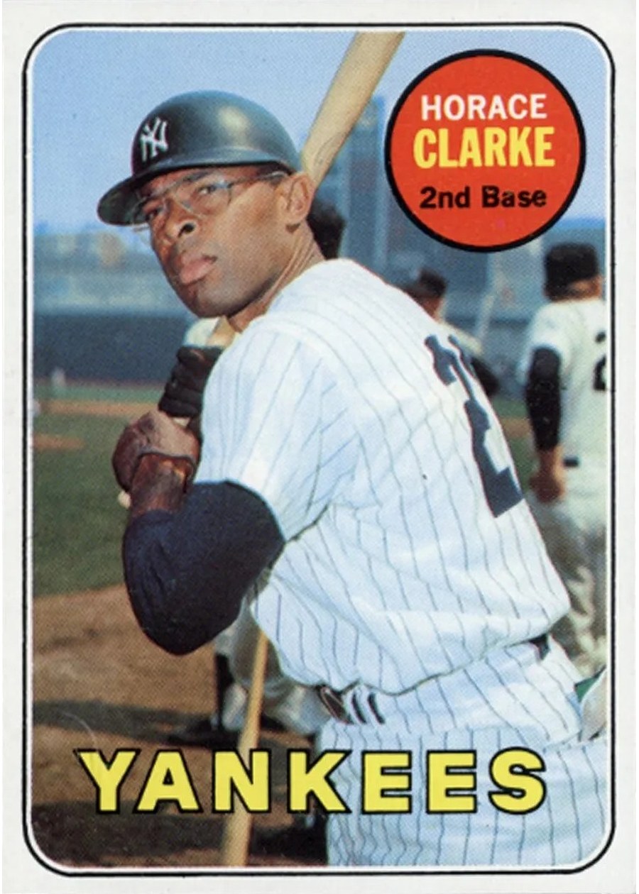 1969 Topps #87 Horace Clarke, New York Yankees