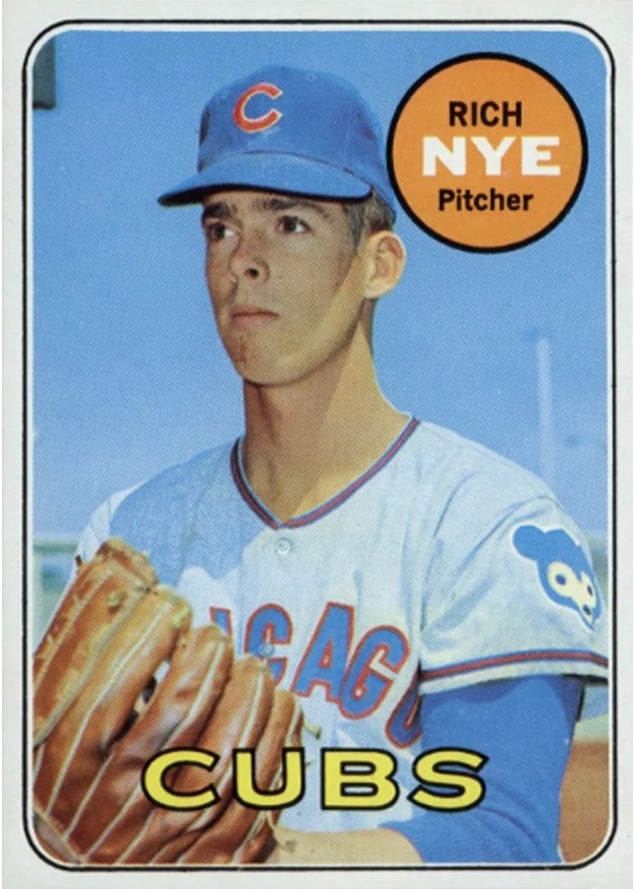 1969 Topps #88 Rich Nye, Chicago Cubs