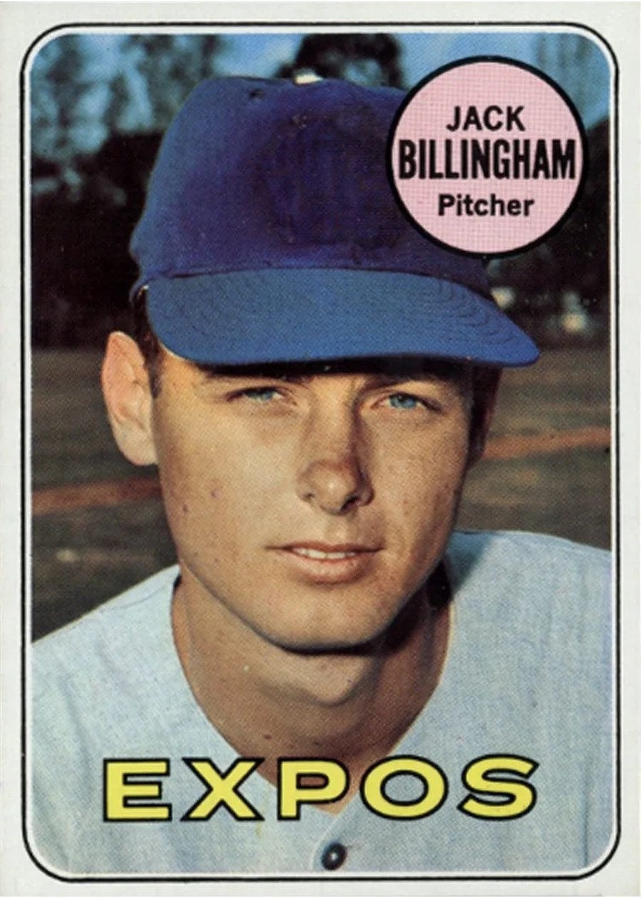 1969 Topps #92 Jack Billingham, Montreal Expos