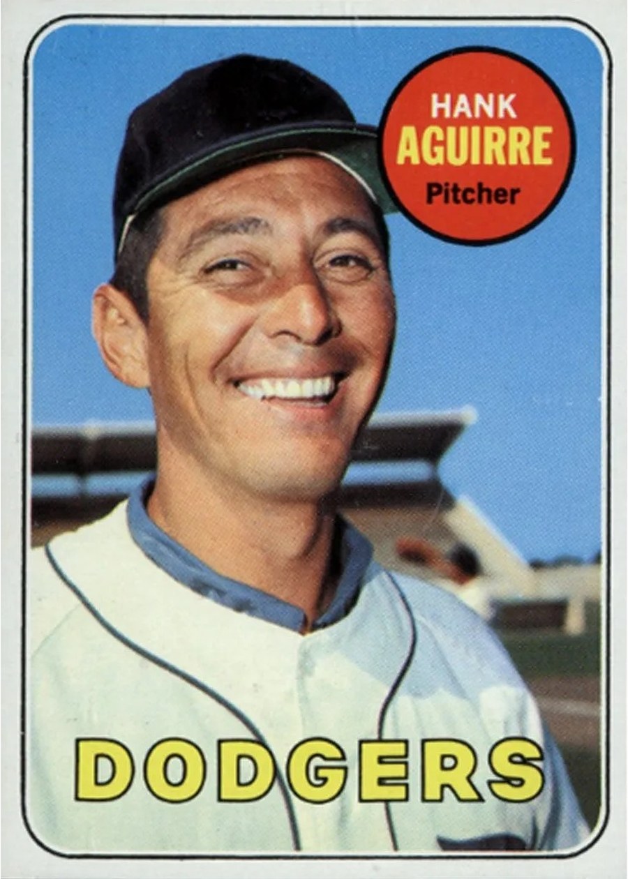 1969 Topps #94 Hank Aguirre, Los Angeles Dodgers