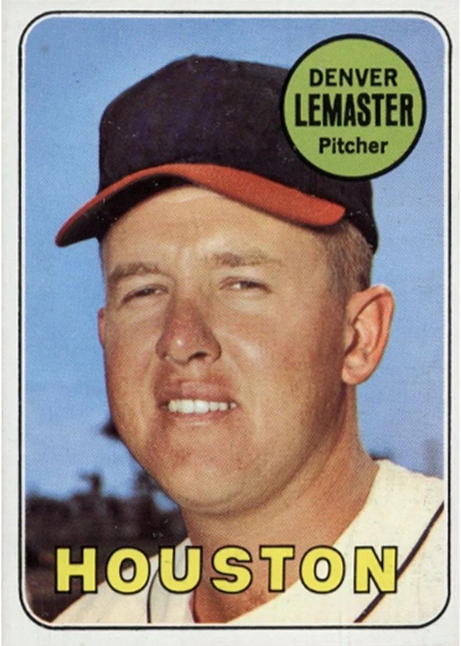 1969 Topps #96 Denver Lemaster, Houston Astros