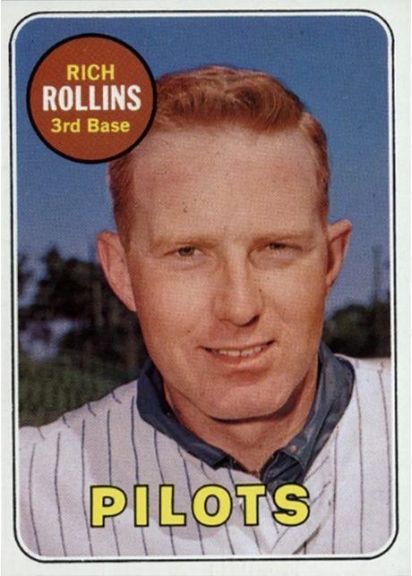 1969 Topps #451 Rich Rollins - 451a - First Name In Yellow