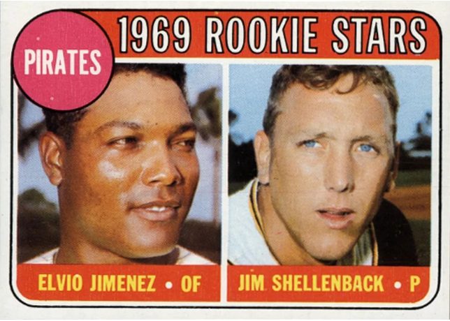 1969 Topps #567 Pirates 1969 Rookie Stars - 567a - Black Outline On Title