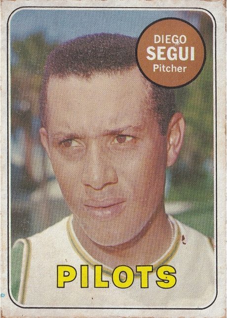 1969 Topps #511 Diego Segui - 511b - First Name In White