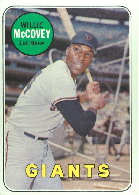 1969 Topps #440 Willie McCovey - 440b - Last Name In White