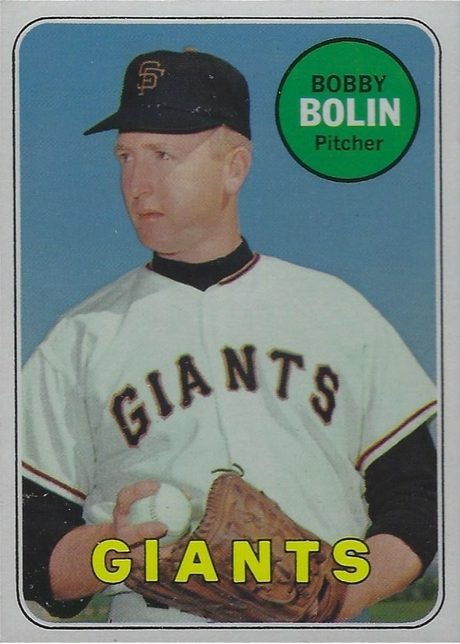 1969 Topps #505 Bobby Bolin - 505b - Last Name In White