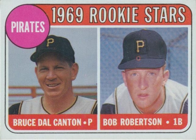 1969 Topps #468 Pirates 1969 Rookie Stars - 468b - Names In White