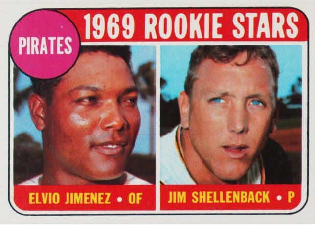 1969 Topps #567 Pirates 1969 Rookie Stars - 567b - No Black Outline On Title