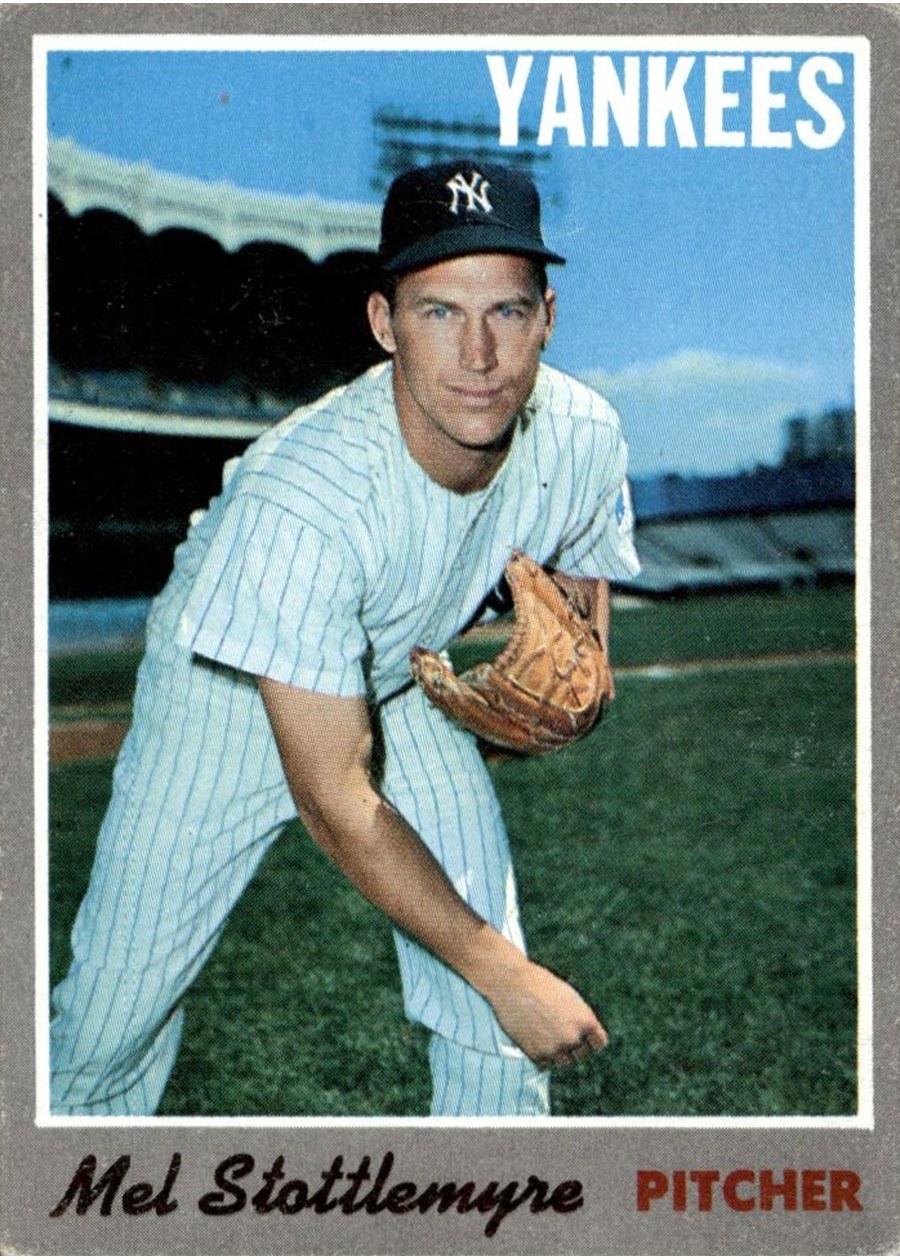 1970 Topps #100 Mel Stottlemyre, New York Yankees