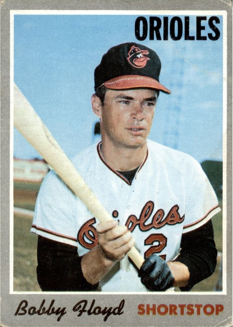 1970 Topps #101 Bobby Floyd, Baltimore Orioles