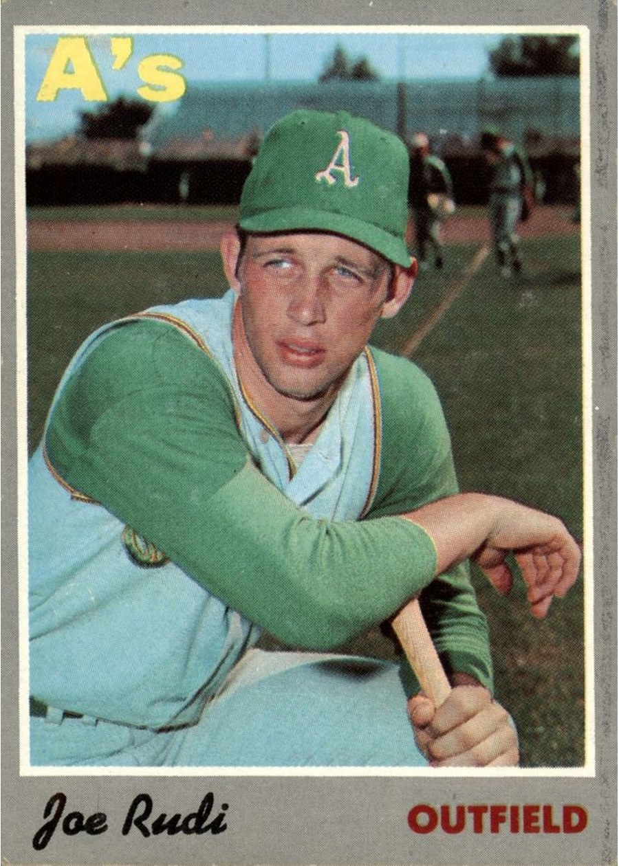 1970 Topps #102 Joe Rudi, Oakland Athletics