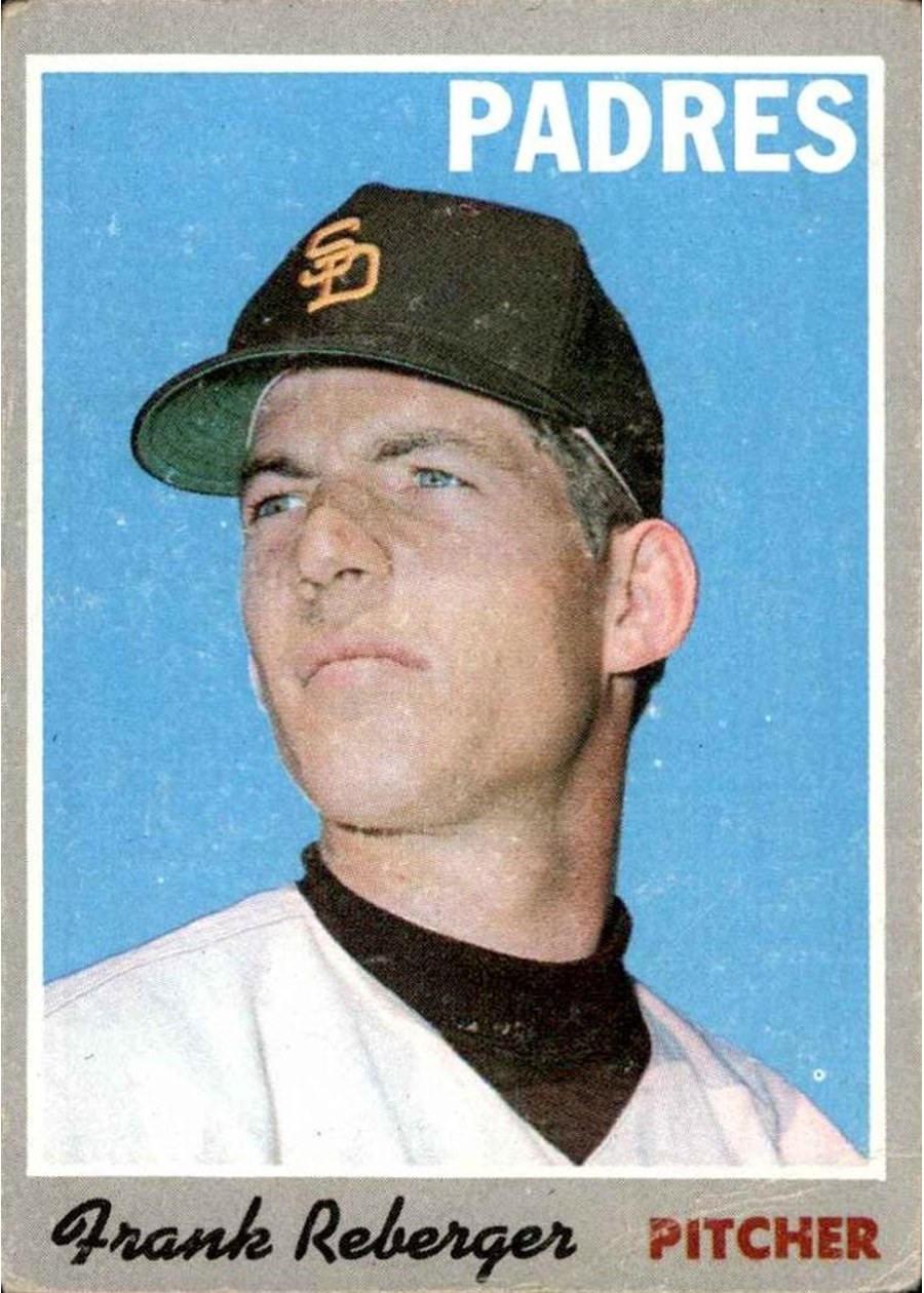 1970 Topps #103 Frank Reberger, San Diego Padres