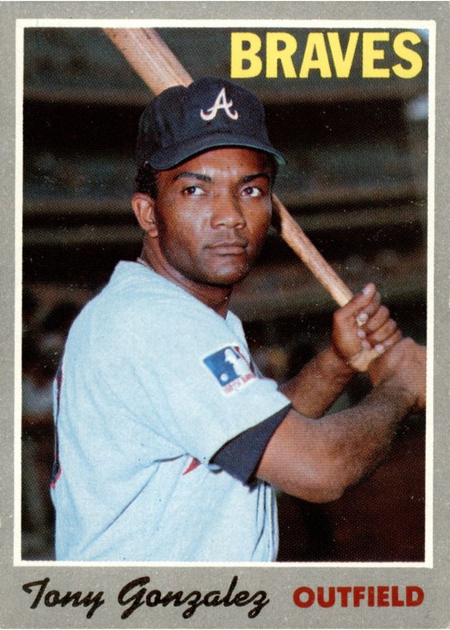 1970 Topps #105 Tony Gonzalez, Atlanta Braves